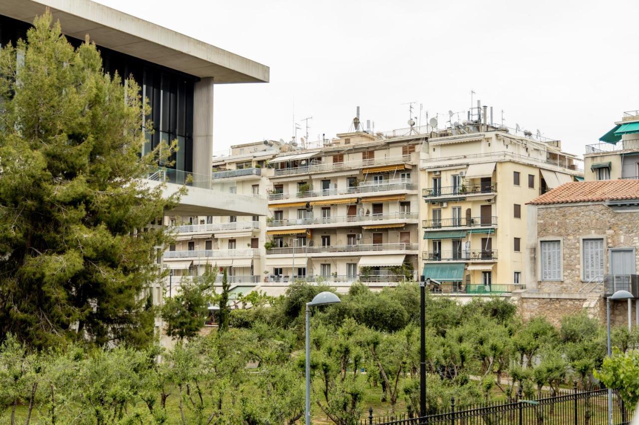Spacious High-Ceiling 2-Bedroom By Acropolis Museum Athena Bagian luar foto