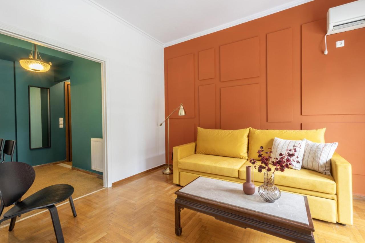 Spacious High-Ceiling 2-Bedroom By Acropolis Museum Athena Bagian luar foto